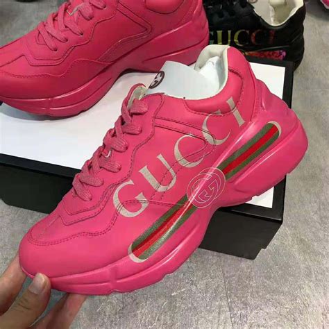 gucci sneaker damen pink preis|Gucci women sneakers 2021.